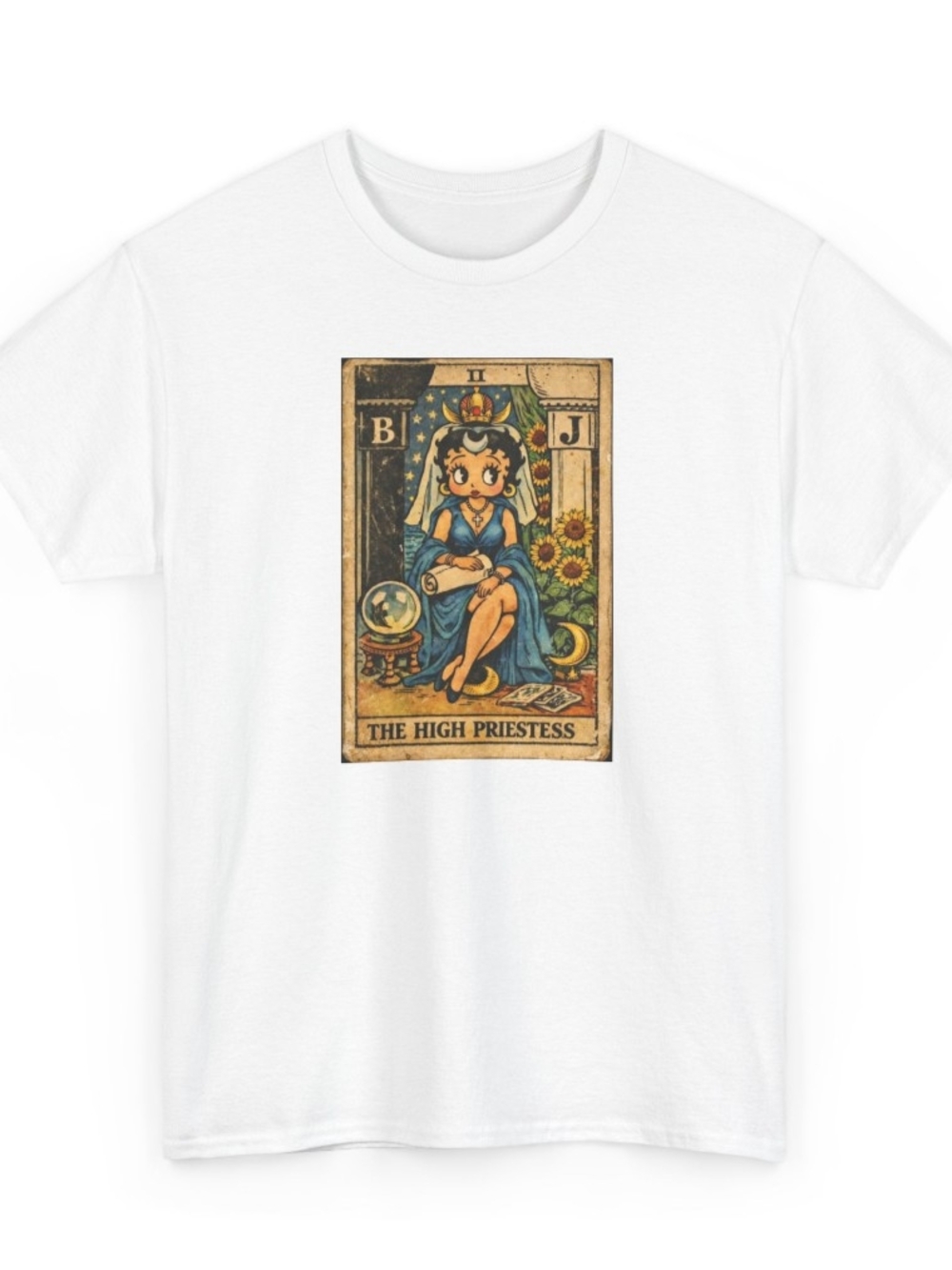 High Priestess Tarot x Betty Boop Graphic Tee